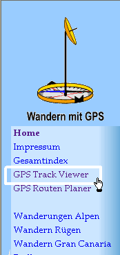 Sicht GPS Wandern